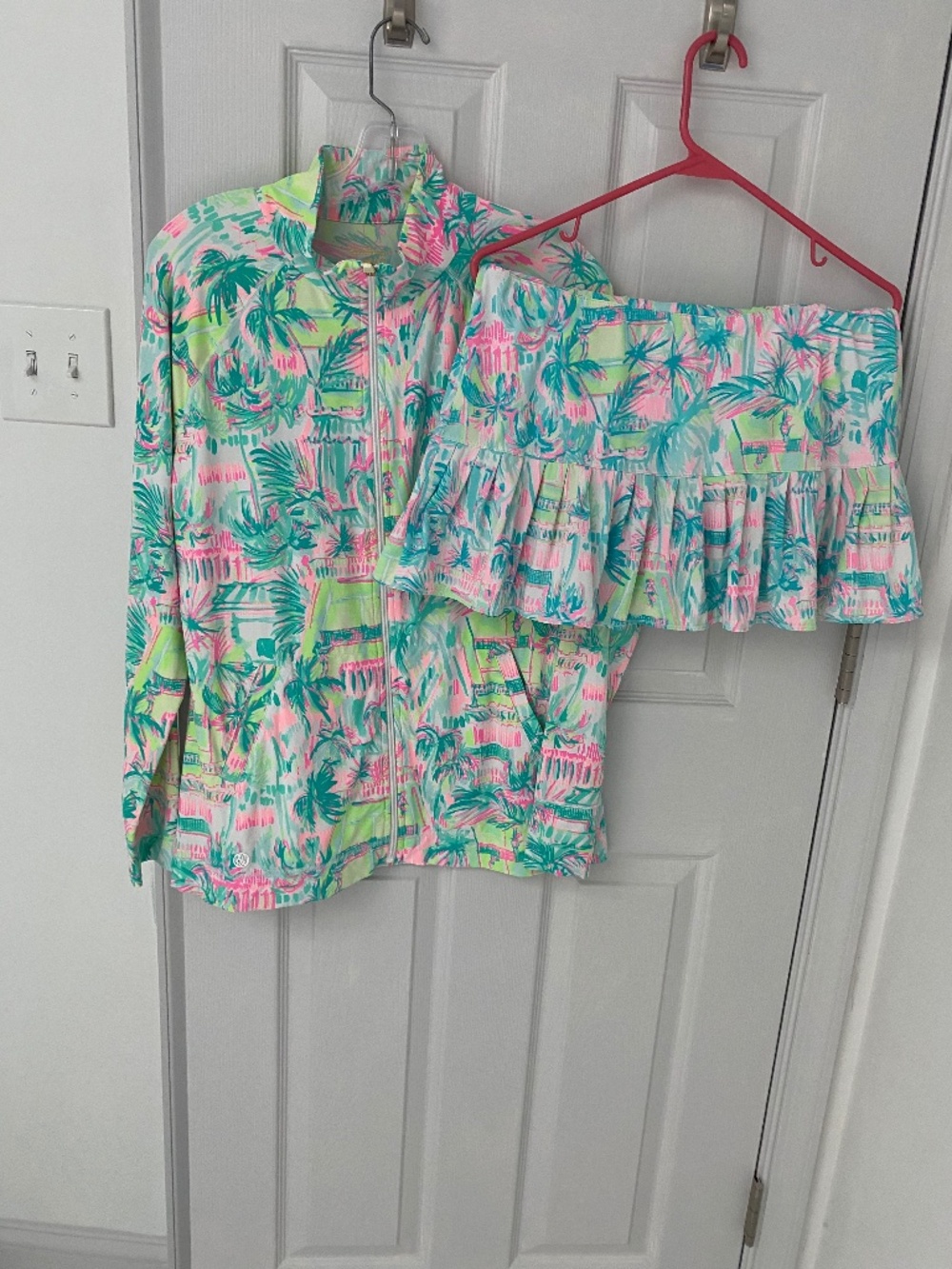 Lilly Pulitzer complete Tennis Outfit with Jacket and Skort